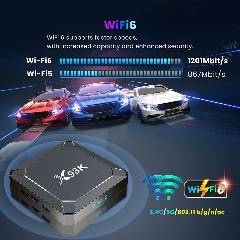 X98K Smart TV Box Android 13.0 - Radxa Rock 5B 16Gb 评论和价格